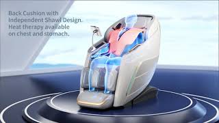 iRest A710 4D Smart Health Cloud Massage Chair [upl. by Einnej]