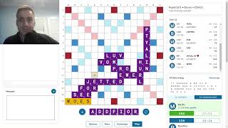 Scrabble game with commentary no389 [upl. by Cerallua]