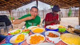 Unseen African Food  2 DAY AFRICAN CATFISH Seafood  Attiéké in Côte d’Ivoire 🇨🇮 [upl. by Lyn]