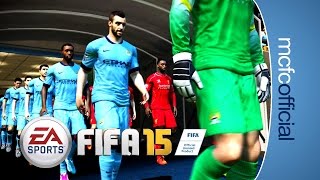 FIFA 15  Etihad Stadium and New Man City Player Faces [upl. by Elah]