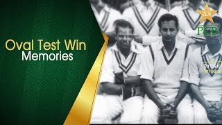 On This Day The Oval Test Win Against England  1954  PCB [upl. by Anelem807]