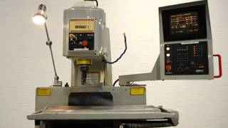 Bridgeport Series 1 Interact MK2 CNC Mill Milling Machine Heidenhain Controller [upl. by Ellesirg]