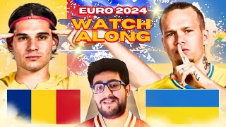 ROMANIA VS UKRAINE LIVE STREAM WATCHALONG EUROS LIVE STREAM WATCHALONG [upl. by Hameean]