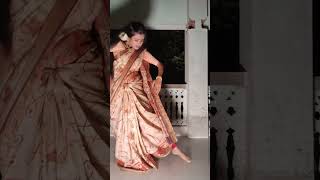 Maharajo Eki Saje  Rabindra Nritya dance video shorts [upl. by Akialam921]