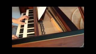 JS BACH Aria de BWV 1068 version pour clavecin Menuet BWV Anh 120 Harpsichord [upl. by Nayar]