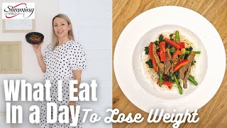 WHAT I EAT IN A DAY TO LOSE WEIGHT  SLIMMING WORLD  WEEKDAY [upl. by Naples]