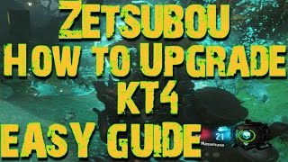 Zetsubou No Shima  How to upgrade KT4 wonder weapon into Masamune EASY guide [upl. by Yorker]