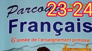 Lexiquelutilisation du dictionnairepage 2324parcours français 6 ème année primaire [upl. by Kovacev]