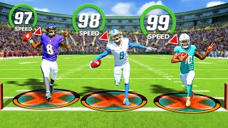 Scoring a 99 Yard Touchdown with EVERY Teams FASTEST Player [upl. by Anahsit511]