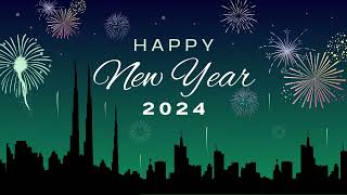 Happy New Year 2024 Background [upl. by Nonad]