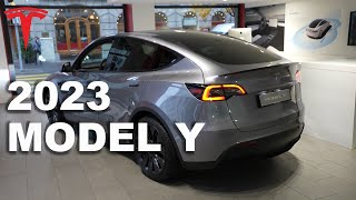 2023 Tesla Model Y Review With All New Updates [upl. by Cupo]