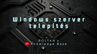 Windows szerverek  01 Windows server 2019 telepítés [upl. by Anawit]