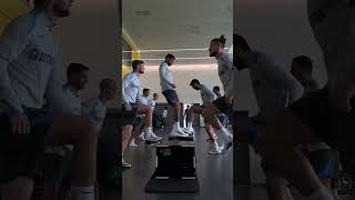 WORKING HARD IN THE GYM The Spurs Players Ahead of The Newcastle Away Game [upl. by Aynekal]