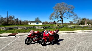 Kathy on her Ducati Panigale V2 Troy Bayliss [upl. by Eadwine]