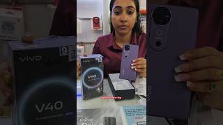 Vivo V40 5g  12256 Purple  Unboxing 📸😱💯smartcornervlogvivov40shorts [upl. by Immat]