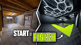 JAI CONSTRUIT LE GARAGE DE MES RÊVES  TIMELAPSE RÉNOVATION [upl. by Gemoets]