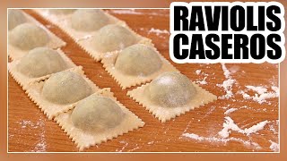 😀Cómo hacer RAVIOLIS de ESPINACA y RICOTA  Receta FÁCIL [upl. by Iris]