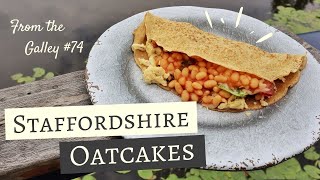 Making Staffordshire Oatcakes from the Staffordshire Oatcake Company  From the Galley 74 [upl. by Anneh]