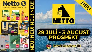 NETTO Werbung Prospekt  Rabatt Angebote DE  Angebote ab 29072024 [upl. by Bolme380]