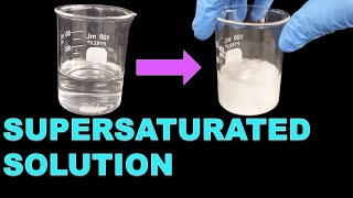 Precipitation of a Supersaturated Solution [upl. by Seif662]