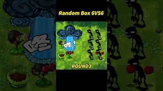 PVZ 1 Fusion Challenge 6 Plant Boxes vs 6 Zombie Boxespvz plantsvszombies pvzchallenge [upl. by Geordie]