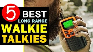 Best Long Range Walkie Talkies 2024 🏆 Top 5 Best Walkie Talkies Reviews [upl. by Bisset]