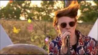 La Roux  Bulletproof live Glastonbury 2009 [upl. by Mord]