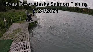 Alaska Kenai River salmon fishing July 24 2024 [upl. by Tletski]