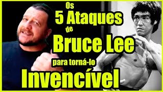 Os 5 ATAQUES de Bruce Lee [upl. by Guise404]