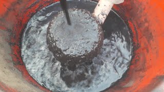 New pure sand texture mixed CharcoalCharment water pouring ASMR water crumblingdry Asmr 🤤😴💦 [upl. by Worth934]