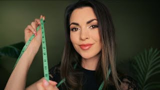 ASMR Measuring Your Face VERY Precisely ♡ Close Up Personal Attention [upl. by Lrig95]