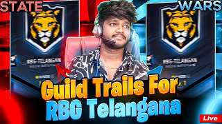 👑 RBG AP amp TELANGANA Guild Trails 🥵  💝 HBD RA ULLIPAYA 🏆 FF live in Telugu Facecam ff Live [upl. by Arhaz]