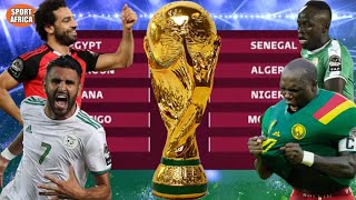 Voici le programme complet des barrages de La Coupe du monde 2022 Afrique [upl. by Anileh]