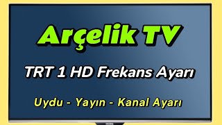 Arçelik TV TRT 1 Frekans Ayarlama Euro 2024 TRT 1 Yayın Ayarı  Arçelik Kanal Ayarı [upl. by Hillell873]