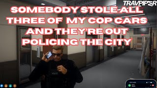 Peters asks help from Aspen to help him find his STOLEN cop cars l NoPixel l GTA RP [upl. by Eyssej]