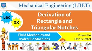 L 8 Rectangle and Triangular Notches  Fluid Mechanics and Hydraulic Machines  Mechanical [upl. by Lehman380]