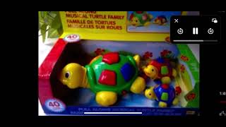 Megcos pull along musical turtle family [upl. by Hilly]