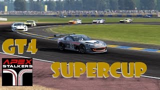 GT4 Supercup 3 Le Bugatti Circuit Sprint Race [upl. by Kristian]