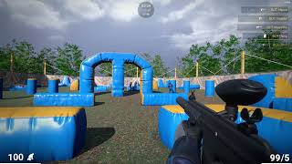 Paintball War 2 Gameplay  New Paintball Game on PC [upl. by Sesmar]