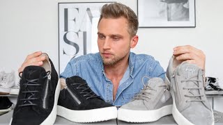 Giuseppe Zanotti London Suede Trainers Unboxing  Mens Fashion 2020 [upl. by Bierman]