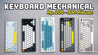 5 Rekomendasi KEYBOARD MECHANICAL MURAH Terbaik 2024 Harga 200300 Ribuan [upl. by Eibbed355]