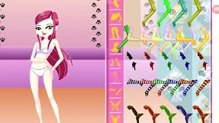 Winx club dress up chibi roxy [upl. by Cedell]