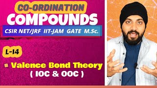 Lec 14  Coordination Compounds  Valence Bond Theory  II  CSIRNETJRF  GATE  JAM [upl. by Jocelin]