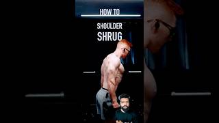 🚨How to Dumbbell Shrug  Shoulder Shrug for Bigger Traps [upl. by Ishmael]