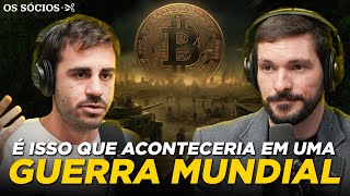 O QUE ACONTECERIA COM O BITCOIN EM UMA GUERRA MUNDIAL  Os Sócios 191 [upl. by Gingras520]