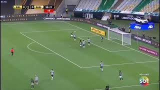 Gol do Breno Lopes contra o Santos na Final da Libertadores 30012020 [upl. by Disario]