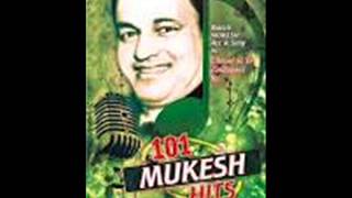 ZINDAGI AUR TOOFANEK HASRAT THI KE AANCHAL  JHANKAR  MUKESHwmv [upl. by Hedley]