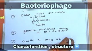 Bacteriophage in hindi ll biology ll [upl. by Baniaz979]