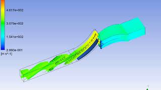 computational analysis for an axial compressor contra rotational rotor blade by using ansys cfx [upl. by Acirea]