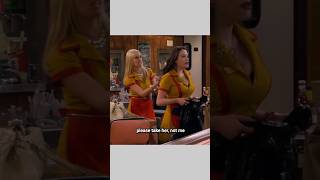 Robbery in the diner 2brokegirlsshortsfeedforyoukatdenningsbethbehrsexploresitcomexplorepage [upl. by Tye134]